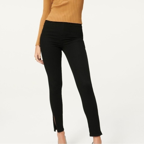 NWT Good American Good Curve Skinny Ankle Slit High Rise Jeans - Picture 1 of 14